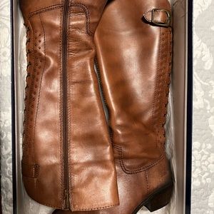 Arturo Chiang vintage cognac, leather boots, size 7.5